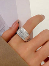 Load image into Gallery viewer, Adjustable Hollow Sequined Solid Color Rings Accessories

