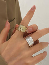 Load image into Gallery viewer, Adjustable Hollow Sequined Solid Color Rings Accessories
