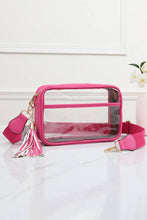Load image into Gallery viewer, Clear PU Cross Body Camera Bag
