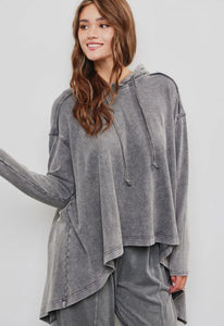 OVERSIZED HOODIE TOP