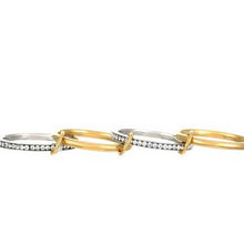 Load image into Gallery viewer, Stainless Steel Stackable Plain Band Rings Linked | 40R134
