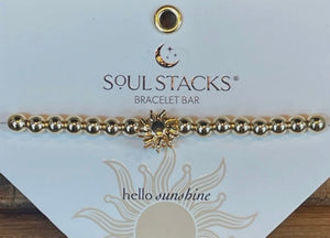 SOUL STACKS BEADED BRACELET W/ SUN CHARM