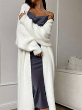 Load image into Gallery viewer, Women's Long Faux Mink Coat for Fall/Winter
