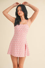 Load image into Gallery viewer, Cherry Gingham Print A-Line Mini Dress
