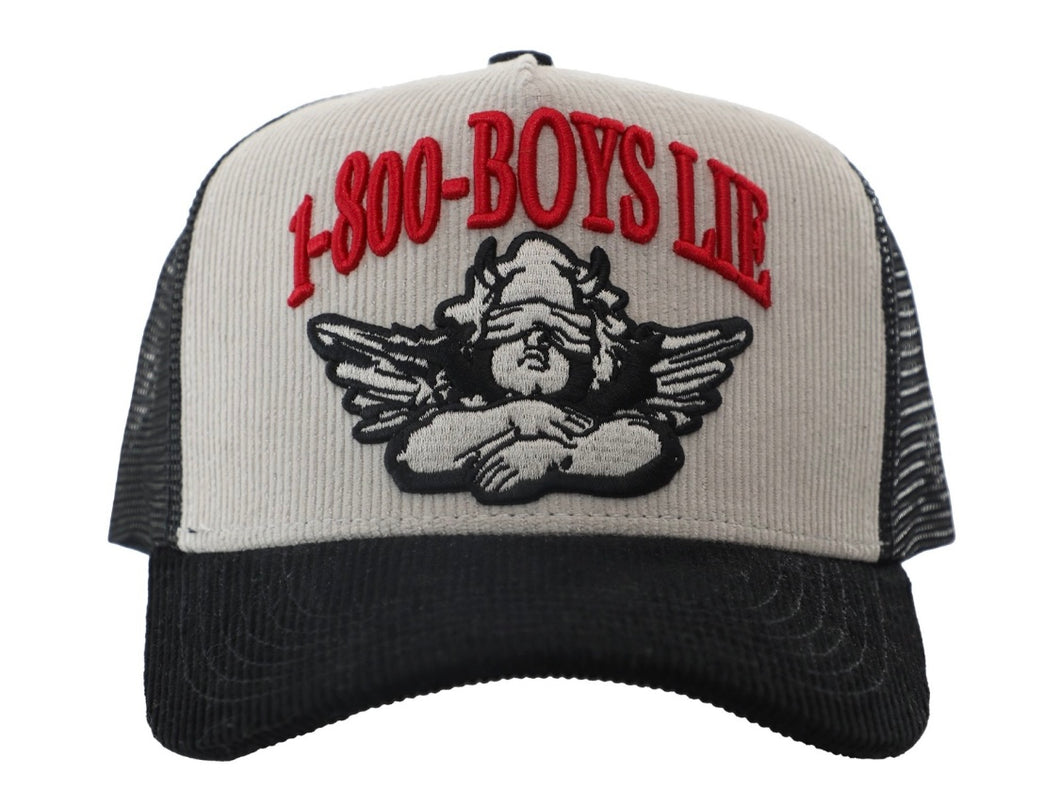 BOYS LIE DENIM 1-800  HEART TRUCKER HAT