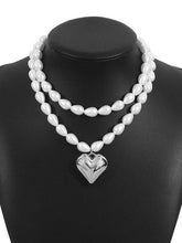 Load image into Gallery viewer, Double Layered Heart Shape Necklaces Accessories
