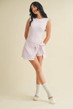 Load image into Gallery viewer, Gingham Print Sleeveless Wrap Tie Front Dress
