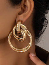 Load image into Gallery viewer, Geometric Drop Earrings
