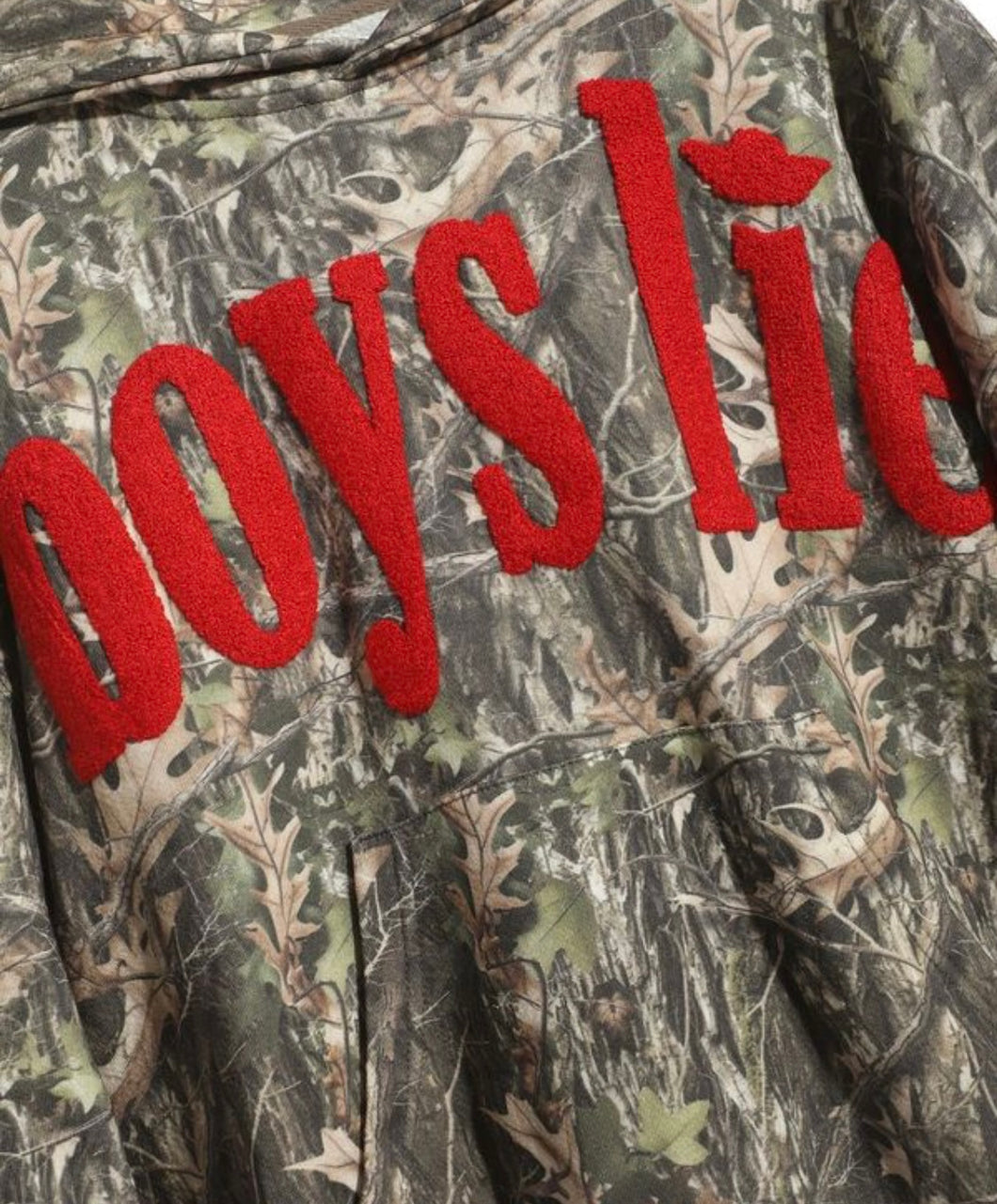 BOYS LIE MANHUNT RACER HOODIE