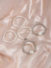 Load image into Gallery viewer, Beaded Shiny Bracelet Accessories Five Pieces Sets
