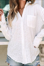 Load image into Gallery viewer, Crinkle White Boho Blouse
