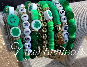 DL-ST PATRICKS DAY STCKED BRACELET SET