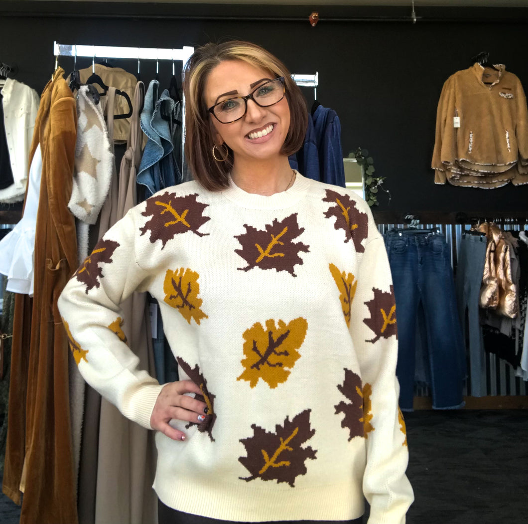 Fall Leaves Sweater