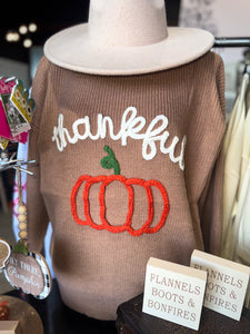 Thankful pumpkin sweater