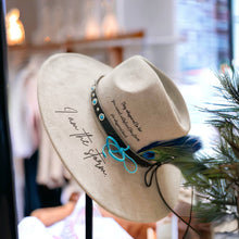 Load image into Gallery viewer, I am The Storm Burned Hat Western Hat Rancher Cowboy

