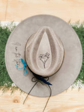 Load image into Gallery viewer, I am The Storm Burned Hat Western Hat Rancher Cowboy
