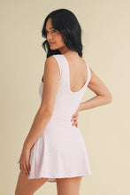 Load image into Gallery viewer, Gingham Print Sleeveless Wrap Tie Front Dress
