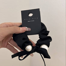 Load image into Gallery viewer, PEARL DECORATION SCRUNCHIES ELASTIC HAIR TIES_CWAHA07283
