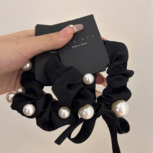 Load image into Gallery viewer, PEARL DECORATION SCRUNCHIES ELASTIC HAIR TIES_CWAHA07283
