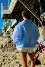 Load image into Gallery viewer, IT2594-2BEACH | Reversible Mock-neck Crop Sweatshirt
