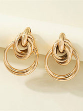 Load image into Gallery viewer, Geometric Drop Earrings
