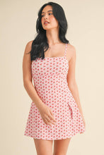 Load image into Gallery viewer, Cherry Gingham Print A-Line Mini Dress
