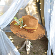 Load image into Gallery viewer, Wildflower Sunflower Western Cowboy Hat
