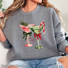 Load image into Gallery viewer, Holiday Martini Christmas Sweatshirt | Gildan
