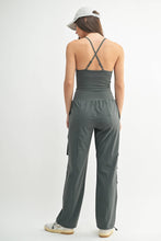 Load image into Gallery viewer, AP-7403 - Cargo Active Jumpsuit
