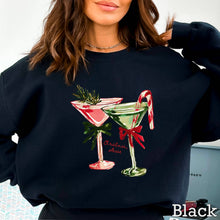 Load image into Gallery viewer, Holiday Martini Christmas Sweatshirt | Gildan
