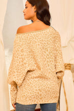 Load image into Gallery viewer, Long Bubble Sleeve Leopard Print Sweater
