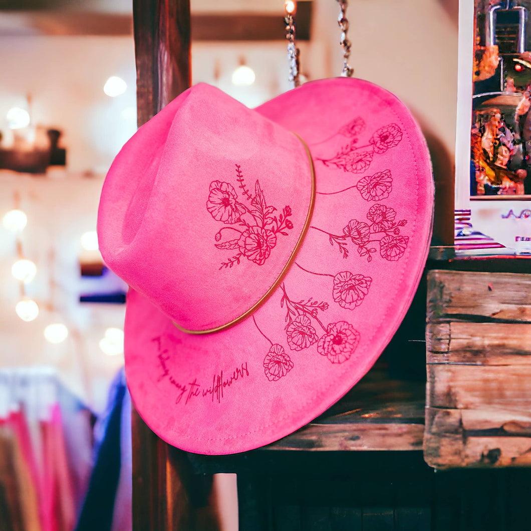 You Belong Among The Wildflowers Burned Hat