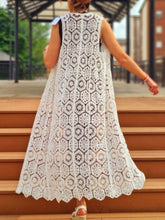Load image into Gallery viewer, Stylish Sexy Crochet Cut-Out Design Cardigan Vest
