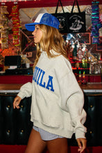 Load image into Gallery viewer, IT2594-DRINKS Booze Print Reversible Mock Neck Sweatshirt
