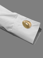 Load image into Gallery viewer, Long Sleeves Loose Buttoned Solid Color Lapel Blouses&amp;Shirts Tops
