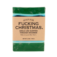 Load image into Gallery viewer, WR- Soap  for Fucking Christmas | Funny Holiday Soap
