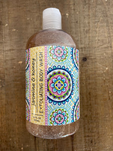 JASMINE & HONEY EXFOLIATING BODY WASH