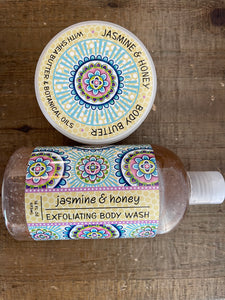 JASMINE & HONEY EXFOLIATING BODY WASH