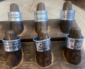 STAMPED RINGS